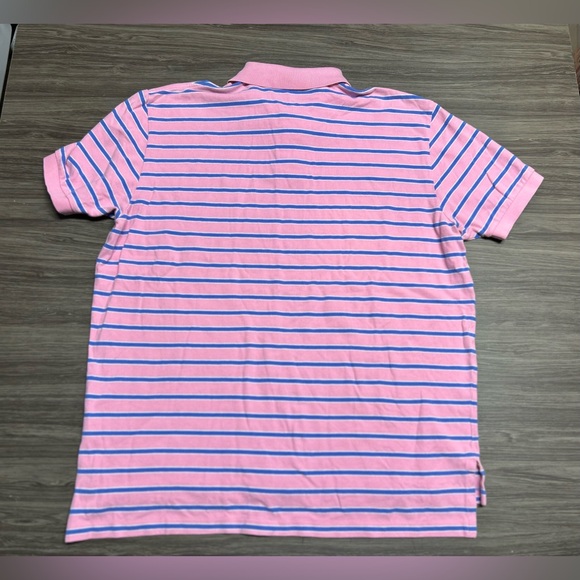 Polo by Ralph Lauren Pink and Blue Striped Polo Size XXL - Picture 5 of 5